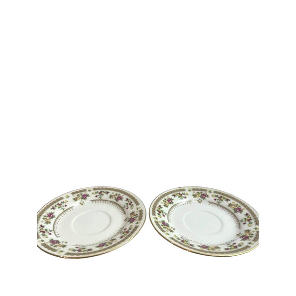 CX69 China , two saucers - Picture 2 of 3